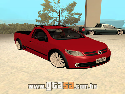 Vw Saveiro G5 Cabine Simples + Fixa + Som para GTA San Andreas